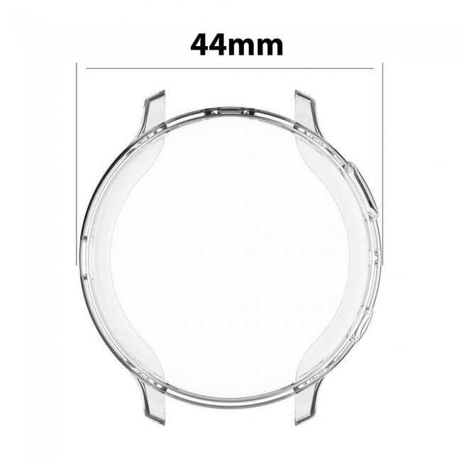 Margoun TPU All-Around Protective Bumper Case for Samsung Active 2 44mm – Clear