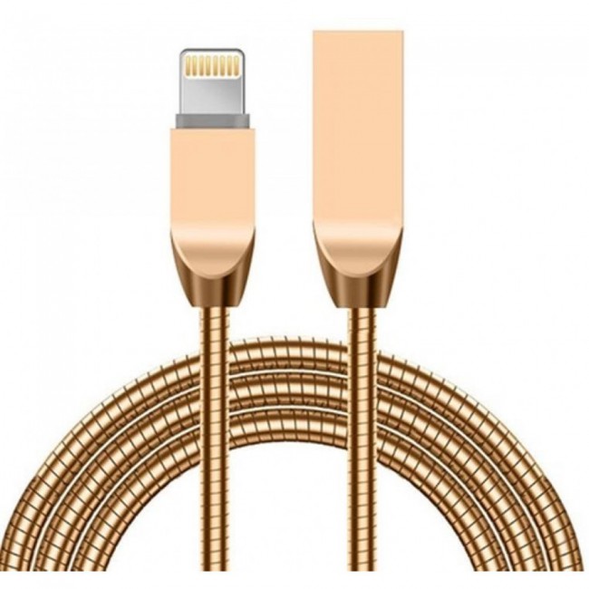 Margoun Tangle-Free Zinc Alloy Lightning Cable for Apple iphone 5 , iphone 6 , 6 Plus , iphone 7, 7Plus , iphone 8 , 8Plus , iphone SE ( Rose Gold / Gold / Black / Silver )