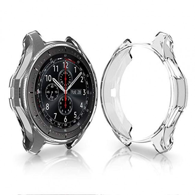Ultra Thin TPU Case Cover for Samsung Gear S3 Frontier Classic - Clear