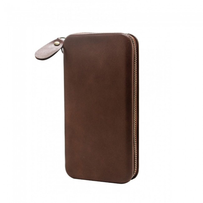 Margoun Universal PU leather Zipper Wallet Case for 4.7inches Mobile Phones with Card Slot and Cash Compartment – Black , Dark Brown , Light Brown , Maroon