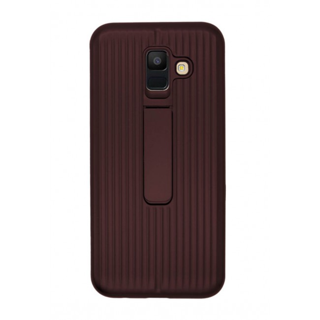 Margoun Back Case for Samsung Galaxy A6 2018 Protective Standing Cover with Kickstand (SHR)