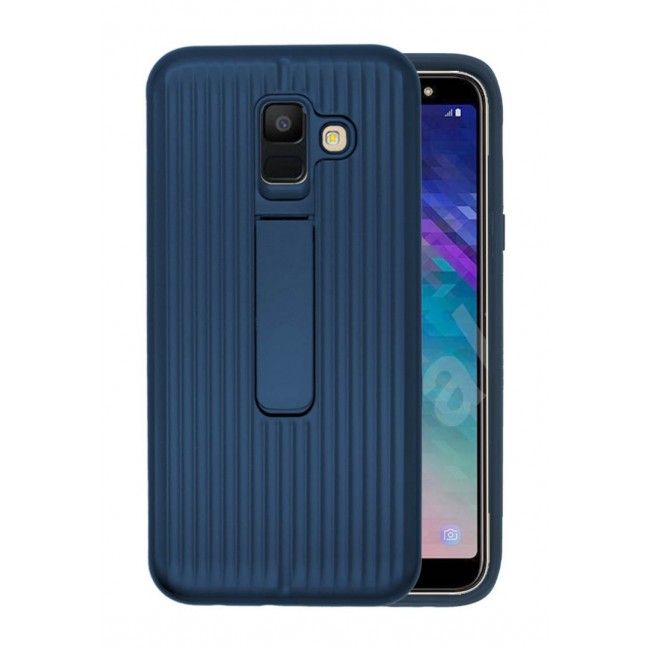 Margoun Back Case for Samsung Galaxy A6 2018 Protective Standing Cover with Kickstand (SHR)