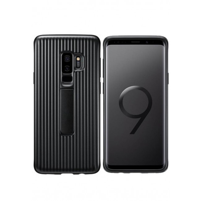 Margoun Back Case for Samsung Galaxy S9 Plus Protective Standing Cover with Kickstand (SHR)