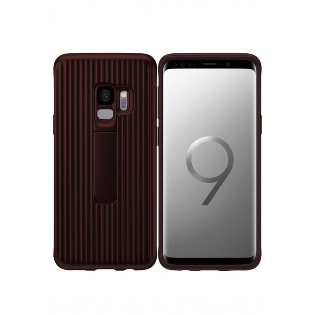 Margoun Back Case for Samsung Galaxy S9 Protective Standing Cover with Kickstand (SHR)
