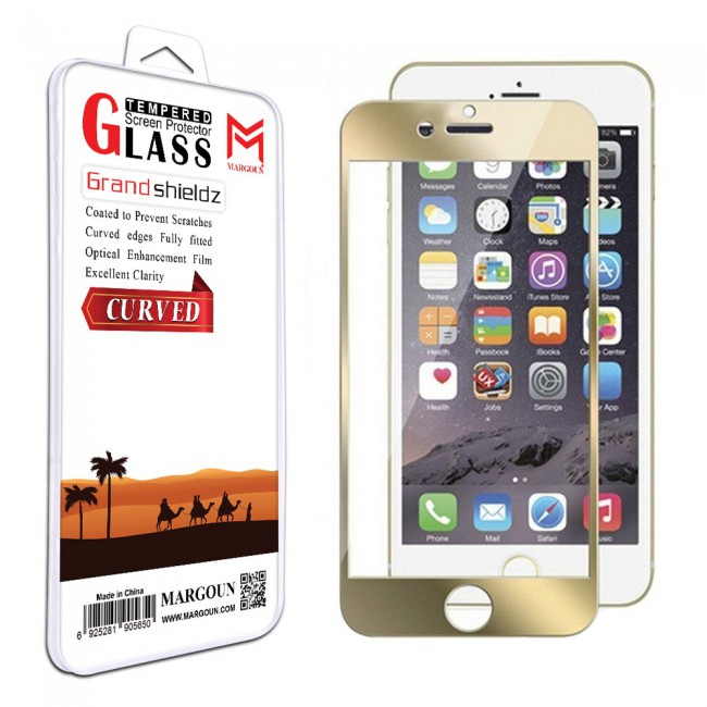 Margoun Grand Shieldz 3D Screen Protector for Apple iphone 6/6s Plus ( 5.5 inch ) – Gold ,Rose Gold