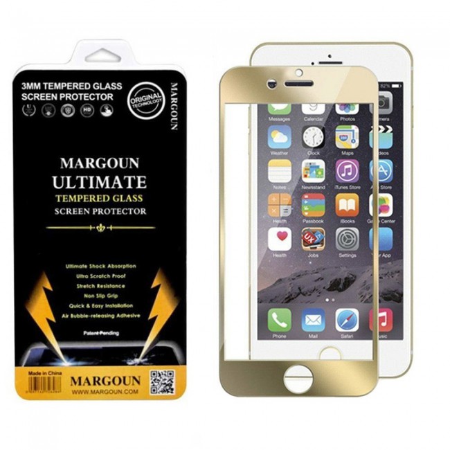 Margoun 3D Screen Protector for Apple iphone  6/6s Plus ( 5.5 inch ) – Gold , Rose Gold