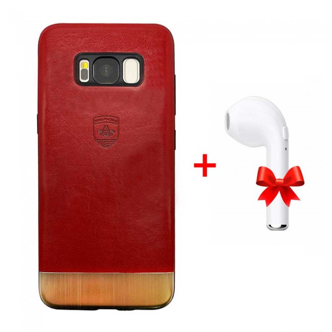MeePhone PU Leather Case Cover for  Samsung Galaxy S8 - Black , Brown , Red