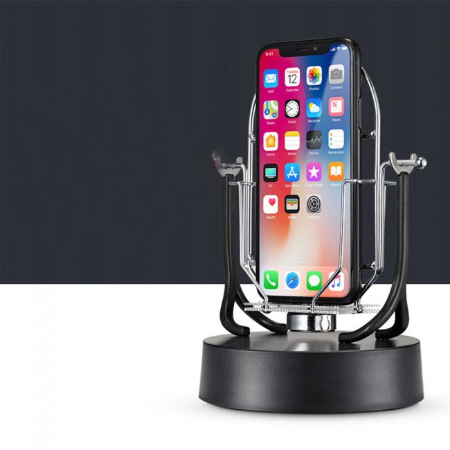 Margoun Newtons Cradle Balance Balls Swinging Phone Holder Stand Desk Decorative Toy