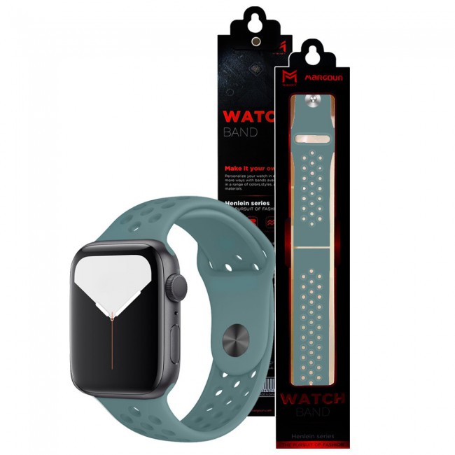 Apple Watch 42 44 45mm Silicone Nike Sport Band Henlein Series by