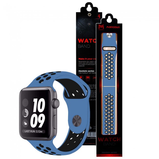 Apple watch nike blue band top