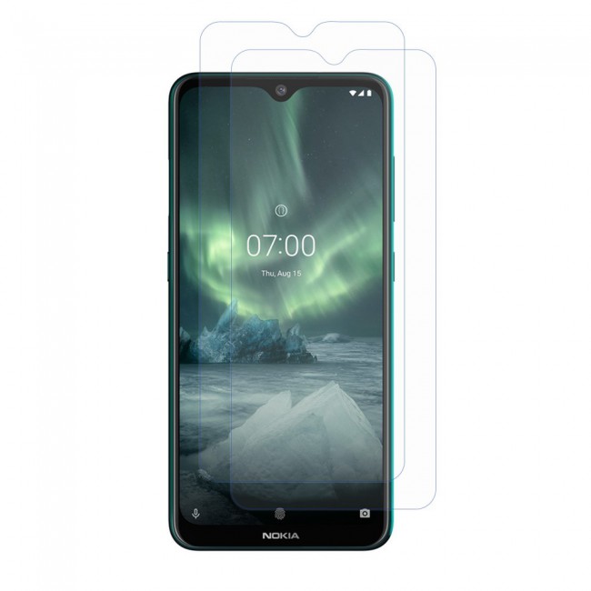 Nokia 7.2 Tempered Glass 2 Pack Max Shieldz Margoun - Clear