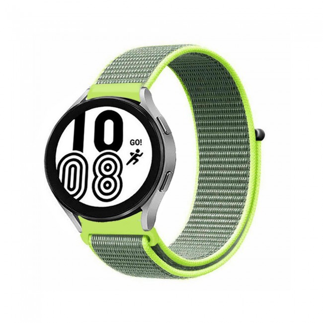 20mm Nylon Sport Watch Band for Samsung Galaxy Watch 4 and 4 Classic 40-44mm 42-46mm Henlein Series by Margoun - Flash