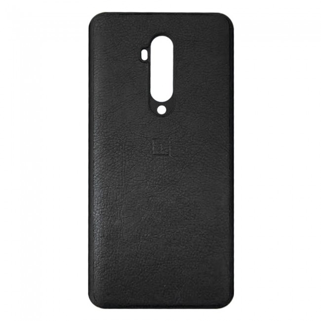 OnePlus 7T Pro Case Cover Protective Leather Case - Black , Dark Blue