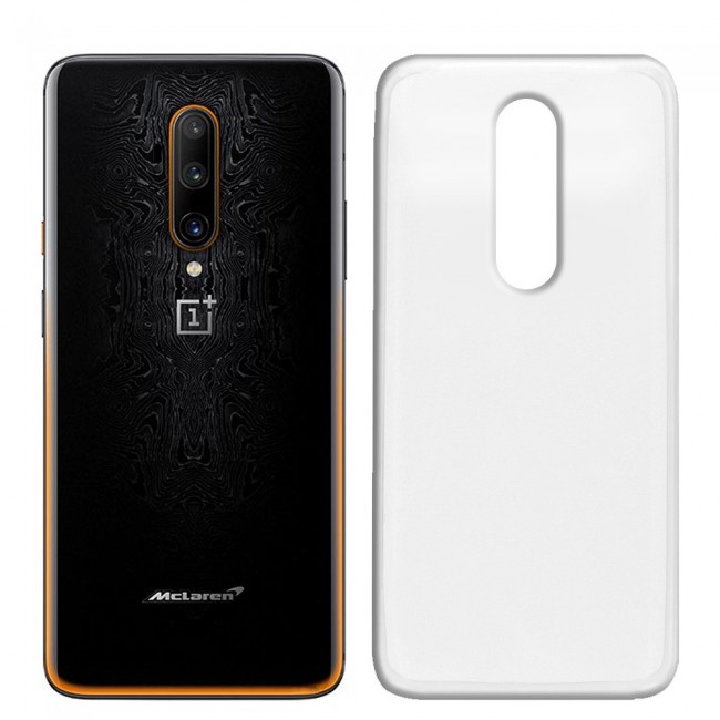 OnePlus 7T Pro McLaren Case Cover Soft TPU - Black , clear