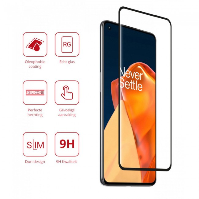 OnePlus 9RT 3D Tempered Screen Protector Grand Shieldz by Margoun - Black Edge