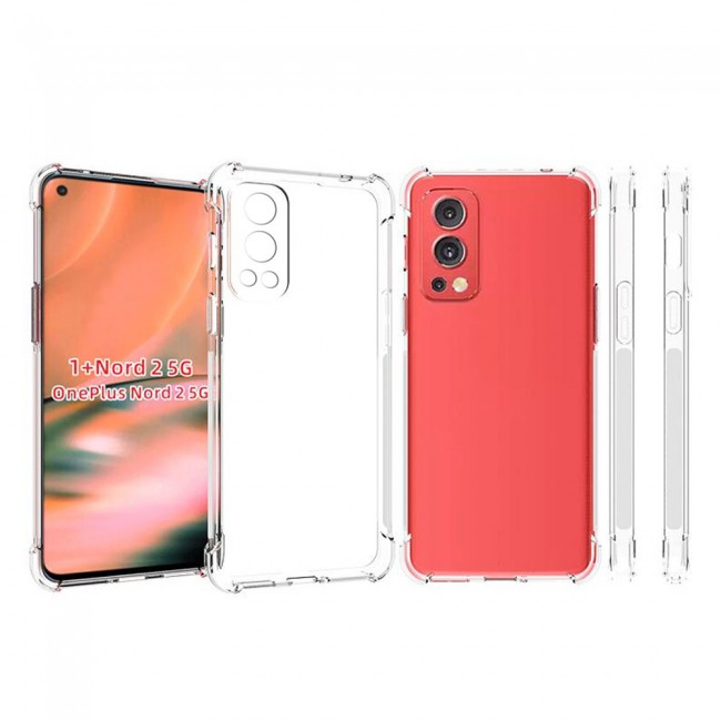 3Pack Margoun Gorilla TPU Case Cover with Two 3D Screen Protectors for OnePlus Nord 2 5G