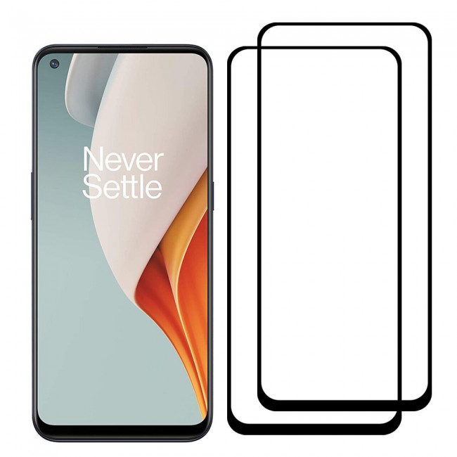 OnePlus Nord N100 Screen Protector 3D Glass Super Sheildz 2-Pack Margoun