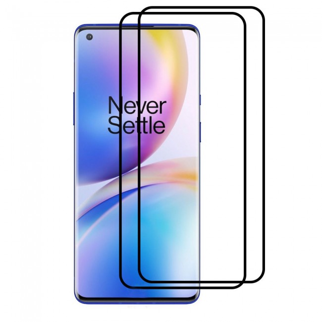 Oneplus 8 Side Glue 9D Screen Protector Super Shieldz by Margoun - 2-Pack