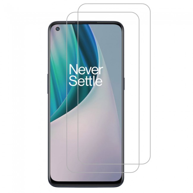 Oneplus Nord N100 Tempered Screen Protector Super Shieldz Glass by Margoun 2-Pack - Clear