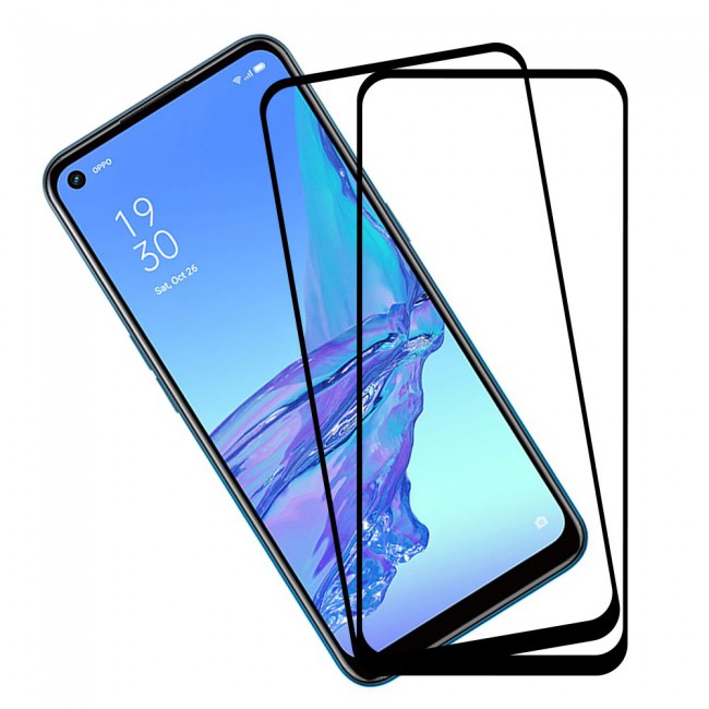 Oppo A33 2020 Tempered Glass 3D 2Pack Super Shieldz by Margoun - Side Black