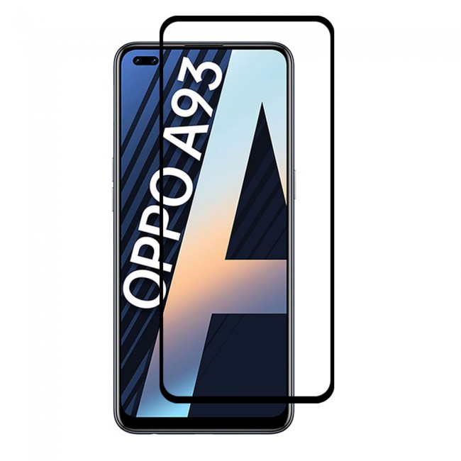 Oppo A93 Tempered Glass 3D Grand Shieldz by Margoun - Side Black