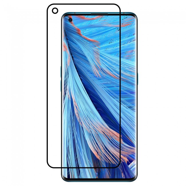 Oppo Find X2 Pro Tempered Glass 9D Grand Shieldz Margoun - Black Frame