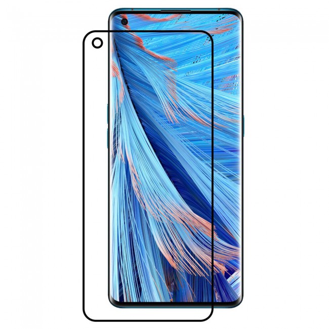 Oppo Find X2 Pro Tempered Glass 9D Grand Shieldz Margoun - Black Frame