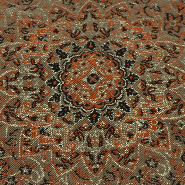Margoun Persian Handmade Table Cloth with Traditional Pattern - Brown