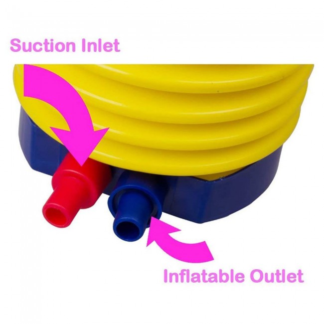 Margoun Plastic Bellows Foot Pump for Inflating Ball Ballon Pool Floats Boat and Mattress