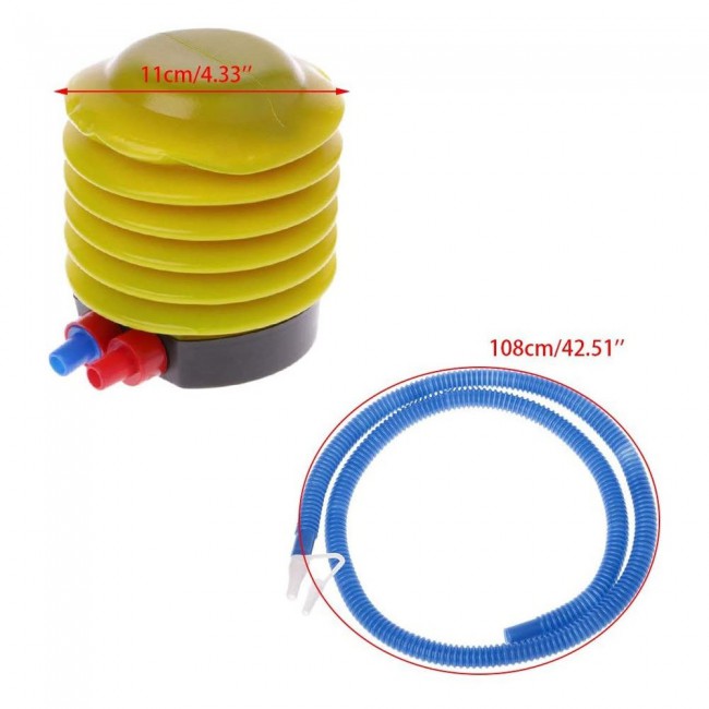 Margoun Plastic Bellows Foot Pump for Inflating Ball Ballon Pool Floats Boat and Mattress
