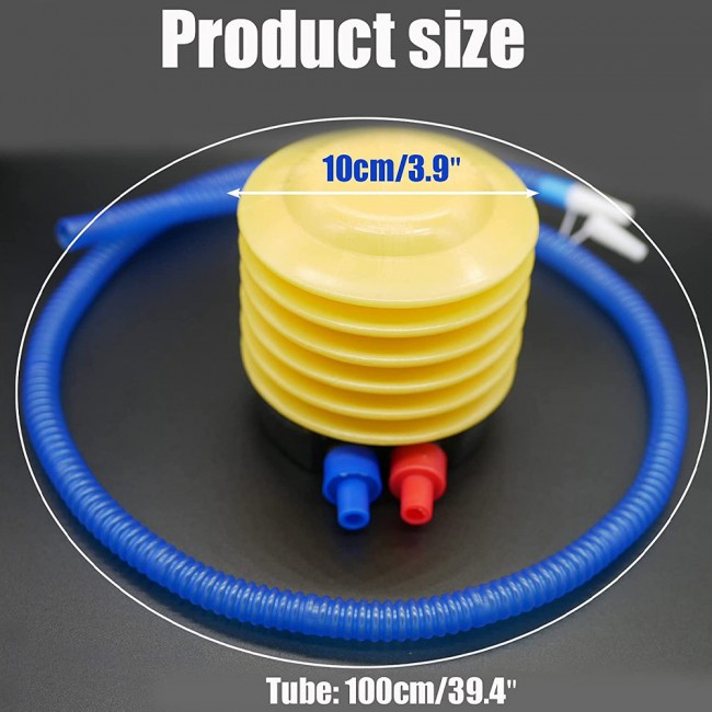 Margoun Plastic Bellows Foot Pump for Inflating Ball Ballon Pool Floats Boat and Mattress