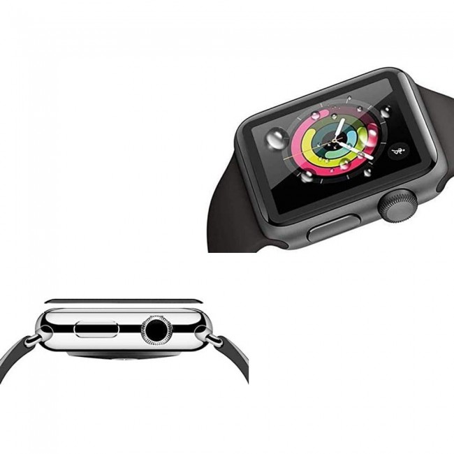 Margoun Protective TPU Case Cover and 3D Screen Protector for Apple Watch 44mm