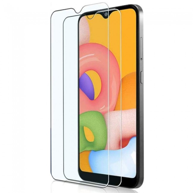 Samsung Galaxy A01 Tempered Glass 2Pack Max Shieldz Margoun - Clear