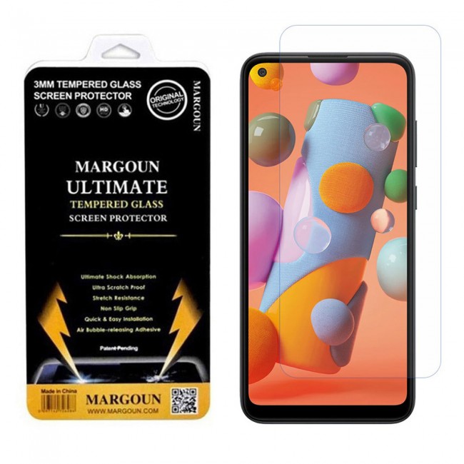 Samsung Galaxy A21 Tempered Glass Ultimate by Margoun - Clear