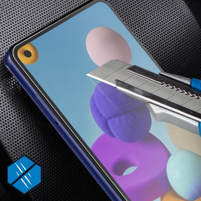 Samsung Galaxy A21s Clear Screen Protector Glass Max Shieldz by Margoun