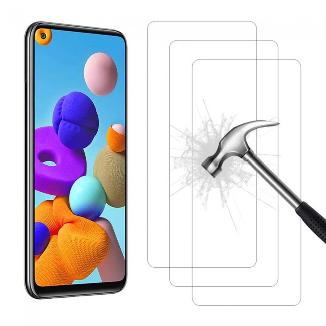 Samsung Galaxy A21s Screen Protector Clear Glass Ultimate by Margoun