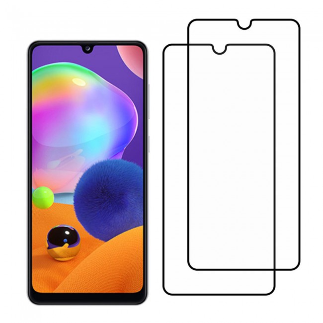 Samsung Galaxy A31 Screen Protector Glass 2-Pack 3D Super Sheildz Margoun