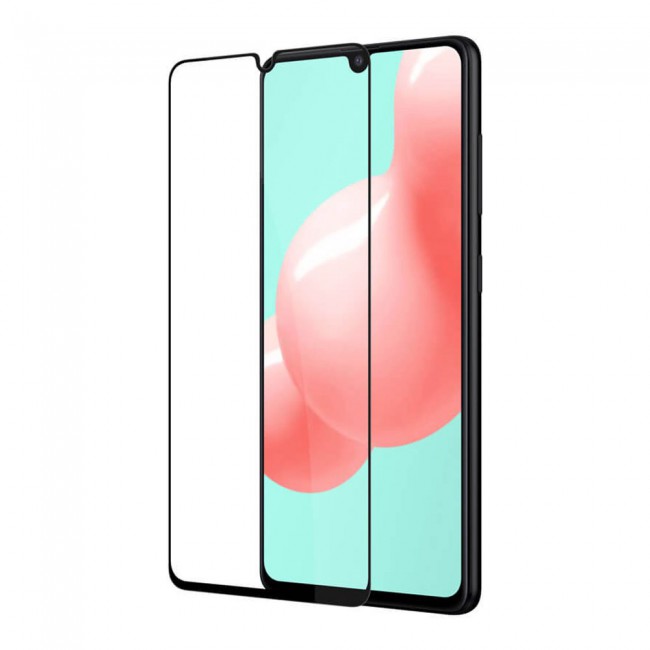 Samsung Galaxy A41 Tempered Glass 9D Grand Shieldz Margoun - Black Frame