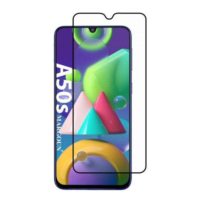 Samsung Galaxy A50s 9D Screen Protector Grand Shieldz Margoun - Black Frame