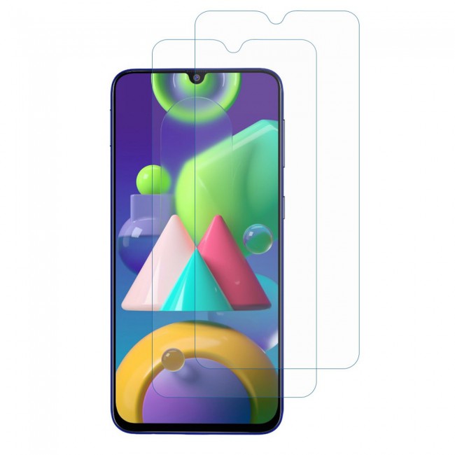 Samsung Galaxy M21 Tempered Glass 2Pack Max Shieldz Margoun - Clear