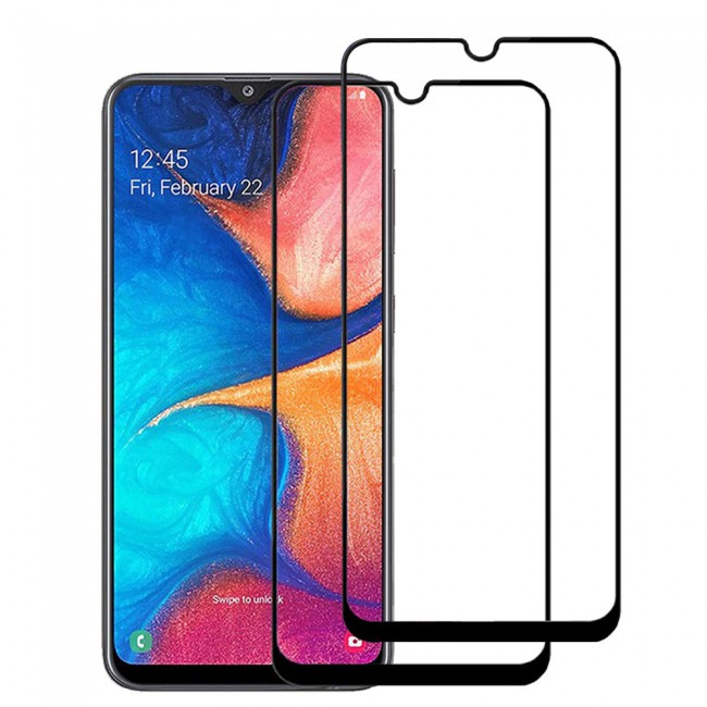 Samsung Galaxy M21s 2-Pack 3D Screen Protector Super Shieldz by Margoun - Black Edge