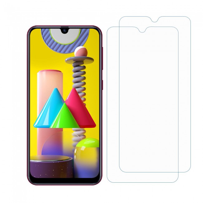 Samsung Galaxy M31 Tempered Glass 2Pack Max Shieldz Margoun - Clear