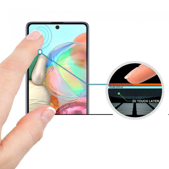 2Pack Samsung Galaxy M52 5G Glass 3D Tempered Screen Protector Super Shieldz by Margoun