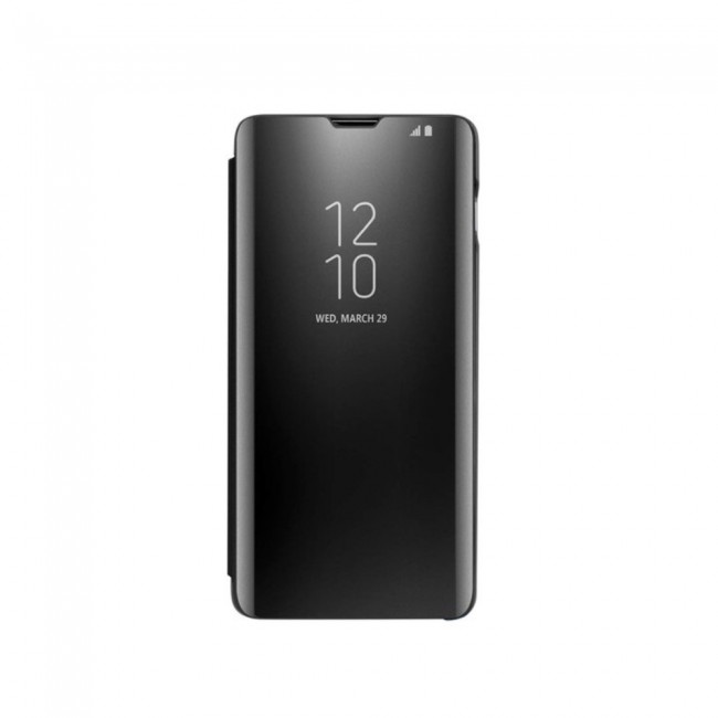 Samsung Galaxy S10 Clear View Flip Case Cover - Black