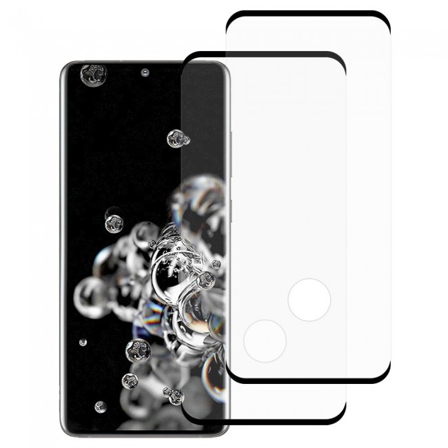 Samsung Galaxy S20 Ultra Screen Protector 3D Glass 2-Pack Super Shields Margoun