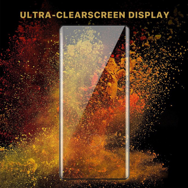 Samsung Galaxy S21 Ultra 5G Glass 3D Tempered Screen Protector Grand Shieldz by Margoun - Black Edge