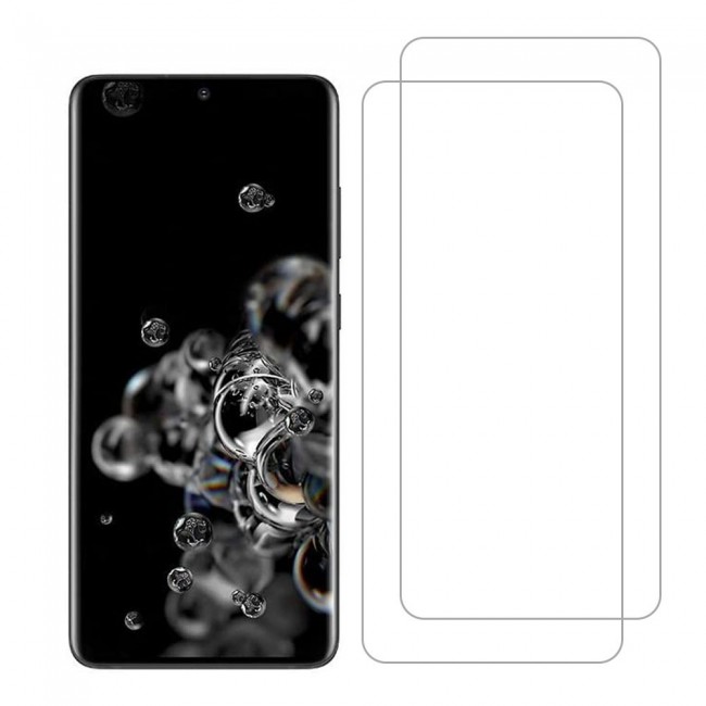 Samsung Galaxy S21 Ultra 5G Tempered Screen Protector Max Shieldz by Margoun 2-Pack - Clear