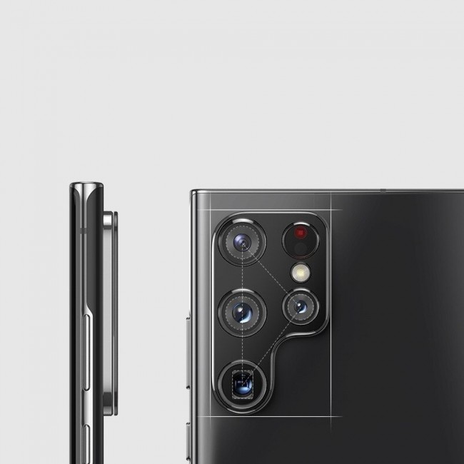 Samsung Galaxy S22 Ultra Camera Lens Protector 3D Tempered Film by Margoun