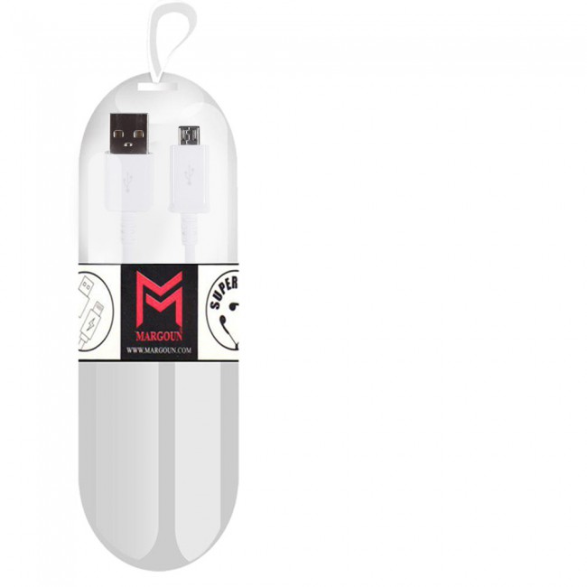 Samsung Galaxy S4 White USB Cable with Free Margoun Cable Organizer – Black ,White , Blue , Purple