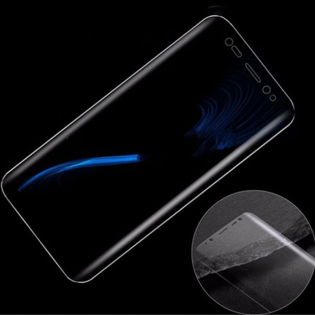 Samsung Galaxy S8 Plus Soft Curved Pet Screen Protector 2Pack Max Shieldz by Margoun - Clear